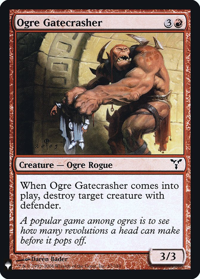 Ogre Gatecrasher [Mystery Booster] | I Want That Stuff Brandon