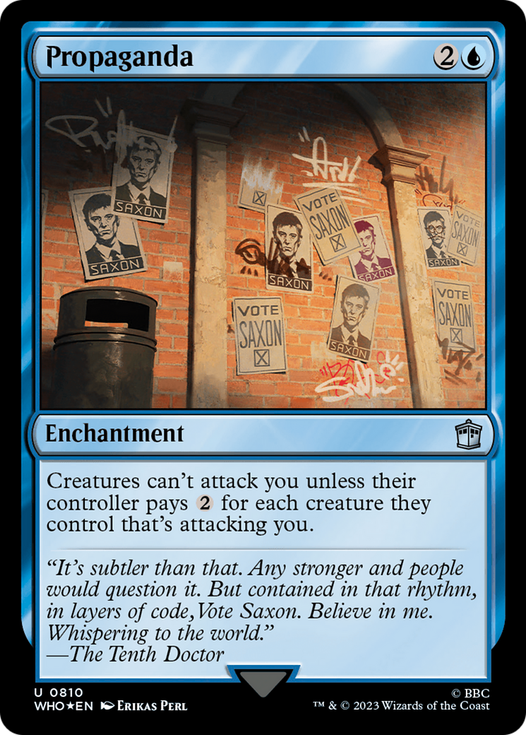 Propaganda (Surge Foil) [Doctor Who] | I Want That Stuff Brandon