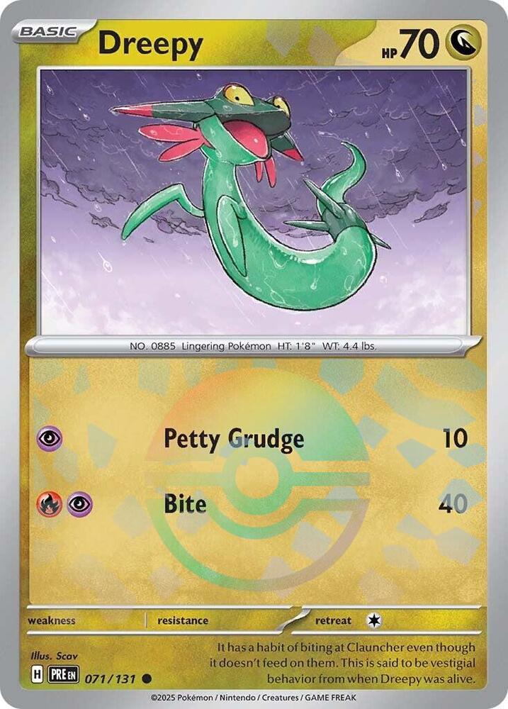 Dreepy (071/131) (Poke Ball Pattern) [Scarlet & Violet: Prismatic Evolutions] | I Want That Stuff Brandon