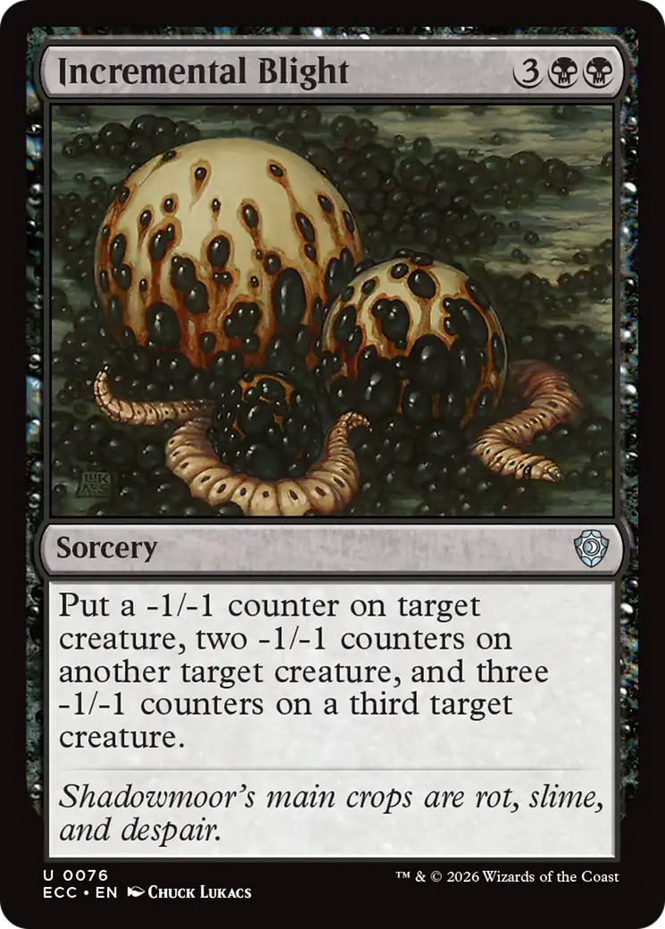 Incremental Blight [Lorwyn Eclipsed Commander] | I Want That Stuff Brandon