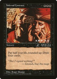 Infernal Contract (Oversized) [Oversize Cards] | I Want That Stuff Brandon