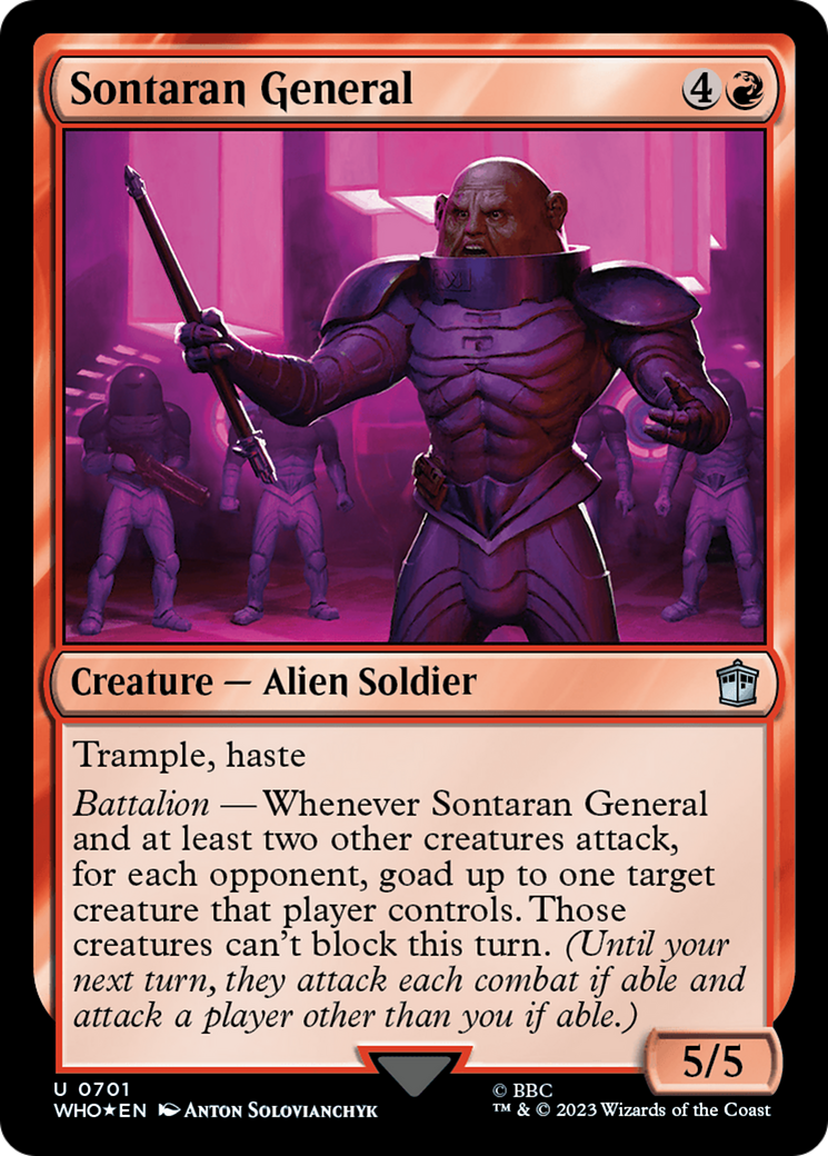 Sontaran General (Surge Foil) [Doctor Who] | I Want That Stuff Brandon