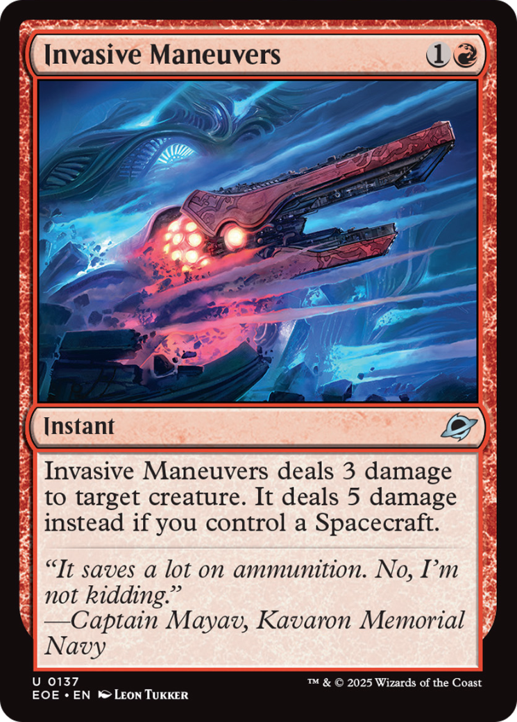 Invasive Maneuvers [Edge of Eternities] | I Want That Stuff Brandon