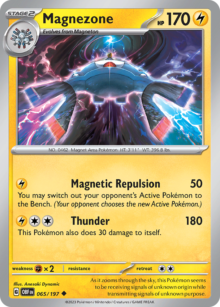 Magnezone (065/197) [Scarlet & Violet: Obsidian Flames] | I Want That Stuff Brandon