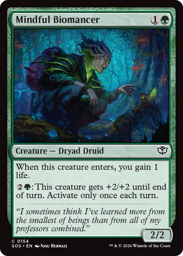 Mindful Biomancer [Secrets of Strixhaven] | I Want That Stuff Brandon