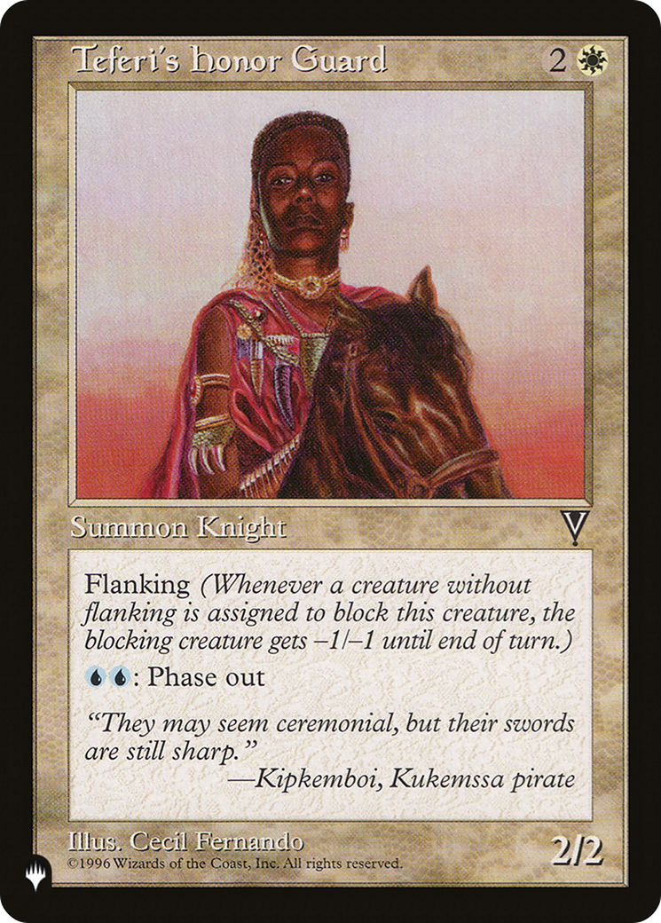 Teferi's Honor Guard [The List Reprints] | I Want That Stuff Brandon