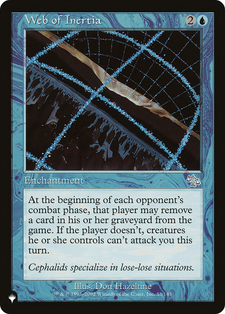 Web of Inertia [The List Reprints] | I Want That Stuff Brandon