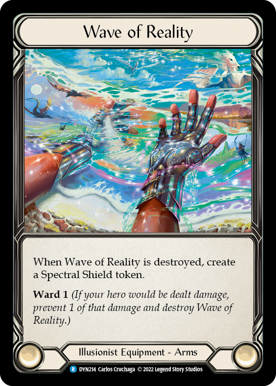 Wave of Reality [DYN214] (Dynasty)  Rainbow Foil | I Want That Stuff Brandon