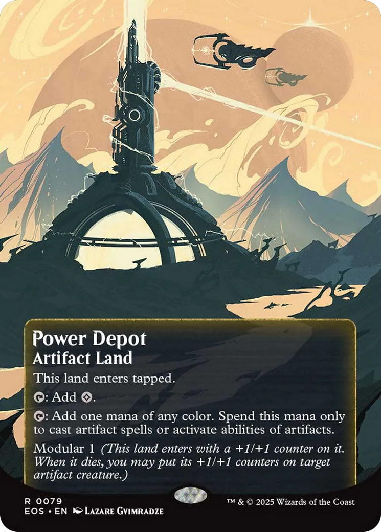 Power Depot (0079) (Borderless) [Edge of Eternities: Stellar Sights] | I Want That Stuff Brandon