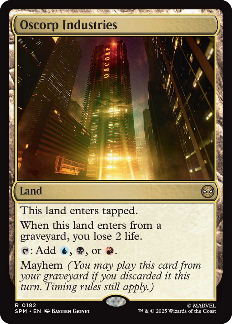 Oscorp Industries [Marvel's Spider-Man] | I Want That Stuff Brandon