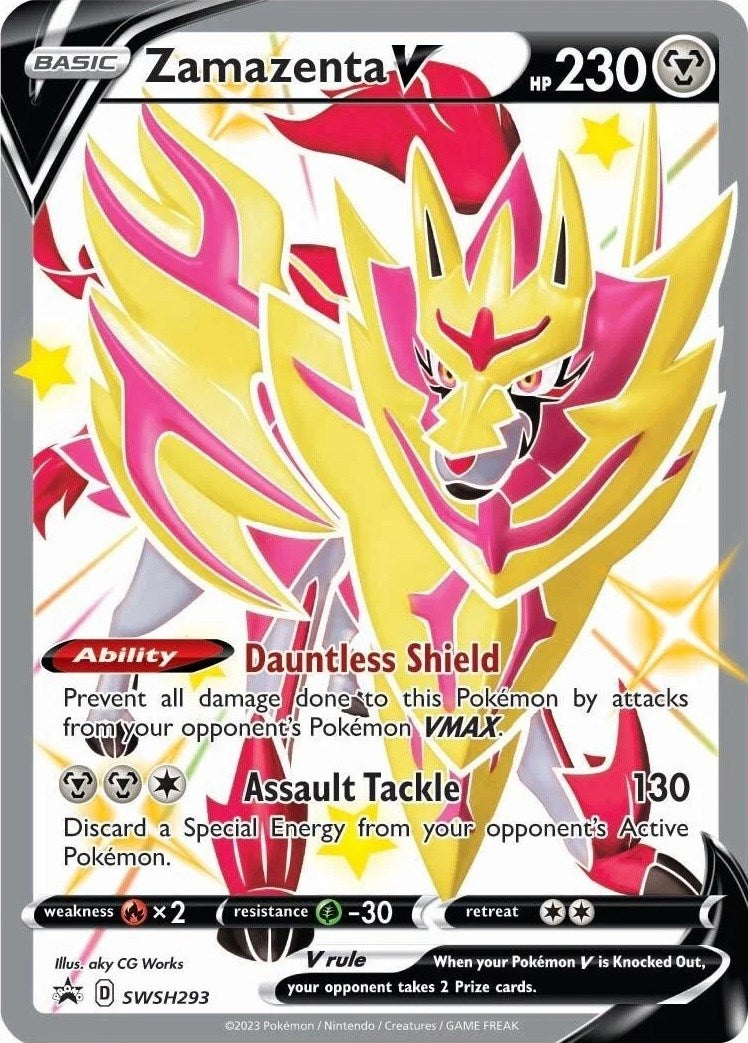 Zamazenta V (SWSH293) [Sword & Shield: Black Star Promos] | I Want That Stuff Brandon