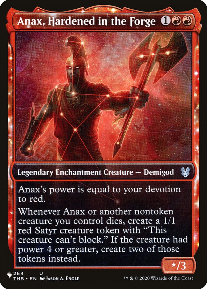 Anax, Hardened in the Forge [The List] | I Want That Stuff Brandon