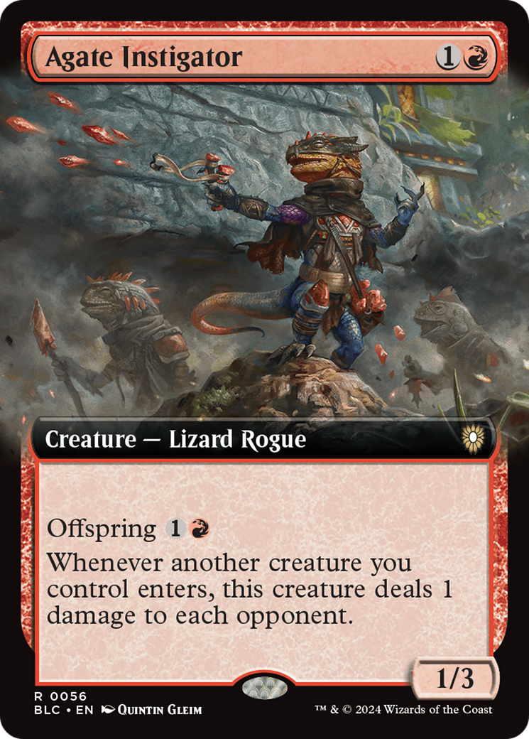 Agate Instigator (Extended Art) [Bloomburrow Commander] | I Want That Stuff Brandon