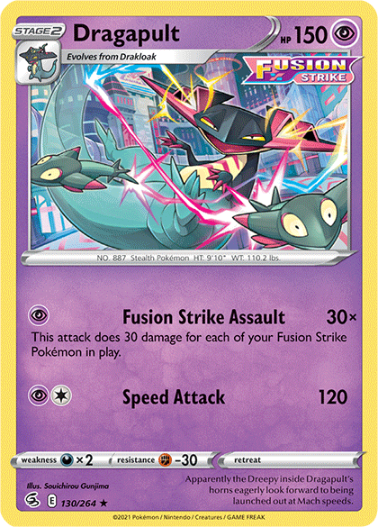 Dragapult (130/264) [Sword & Shield: Fusion Strike] | I Want That Stuff Brandon