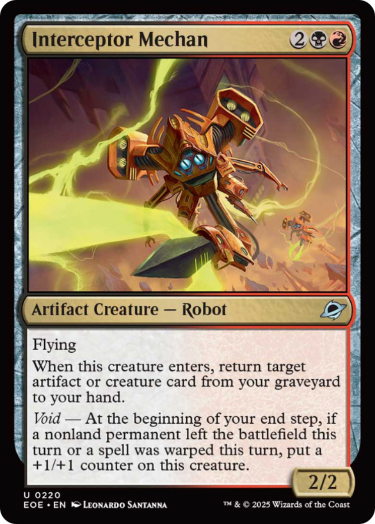 Interceptor Mechan [Edge of Eternities] | I Want That Stuff Brandon