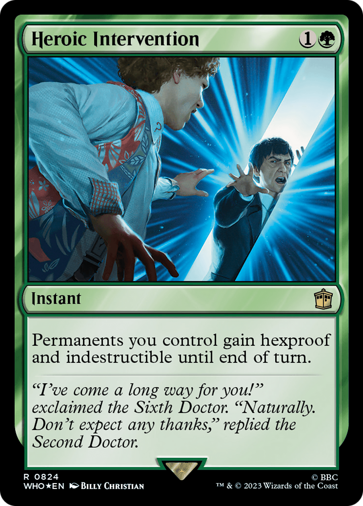 Heroic Intervention (Surge Foil) [Doctor Who] | I Want That Stuff Brandon