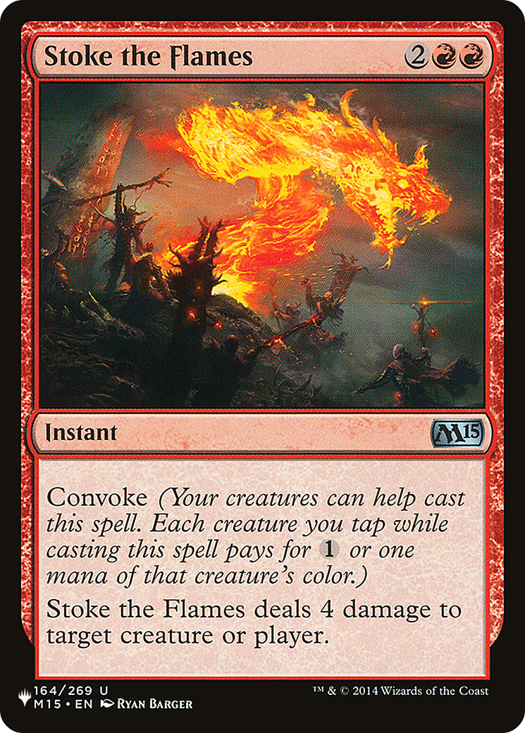 Stoke the Flames [The List Reprints] | I Want That Stuff Brandon