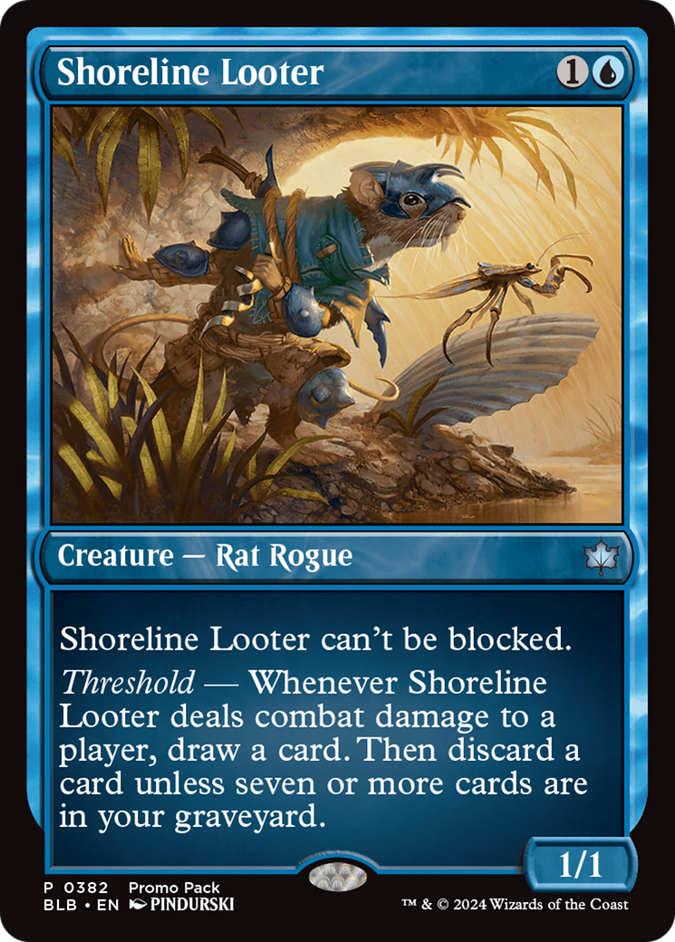 Shoreline Looter [Bloomburrow Promos] | I Want That Stuff Brandon