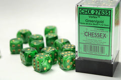 Chessex: 12mm Vortex Dice | I Want That Stuff Brandon