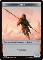 Golem (0014) // Golem (0015) Double-Sided Token [Aetherdrift Tokens] | I Want That Stuff Brandon