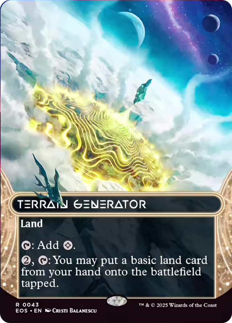 Terrain Generator (0043) (Borderless) [Edge of Eternities: Stellar Sights] | I Want That Stuff Brandon
