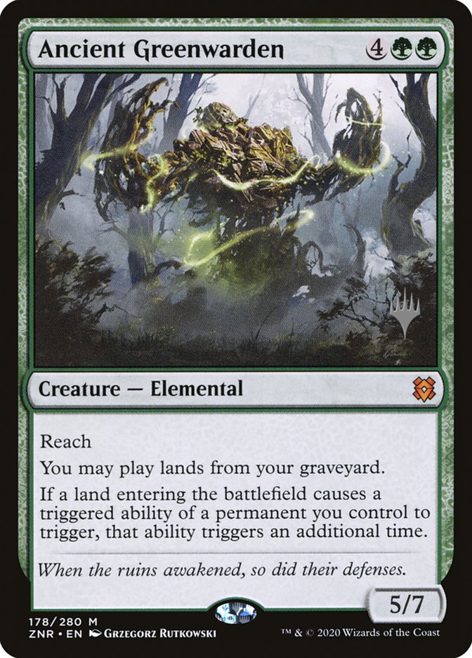 Ancient Greenwarden (Promo Pack) [Zendikar Rising Promos] | I Want That Stuff Brandon