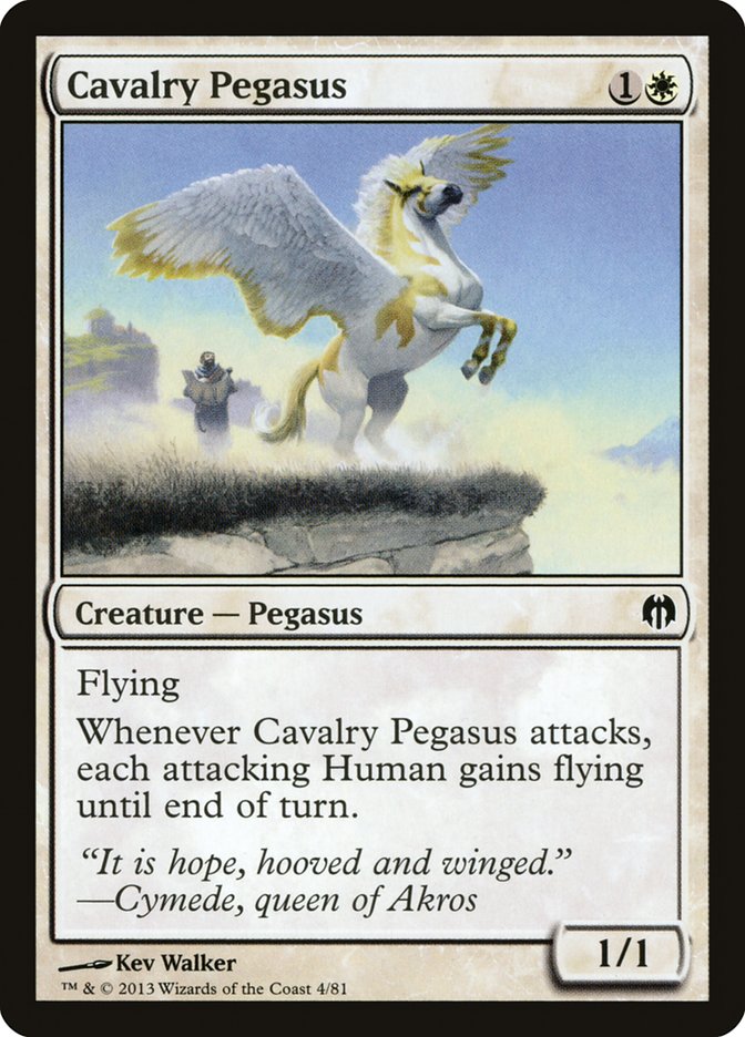Cavalry Pegasus [Duel Decks: Heroes vs. Monsters] | I Want That Stuff Brandon