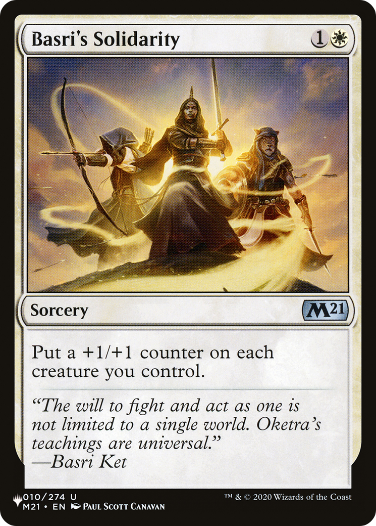 Basri's Solidarity [The List Reprints] | I Want That Stuff Brandon