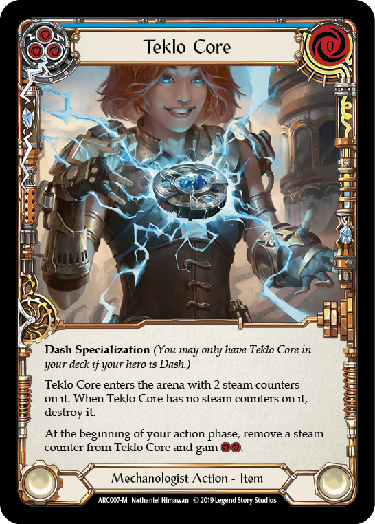 Teklo Core [ARC007-M] (Arcane Rising)  1st Edition Normal | I Want That Stuff Brandon