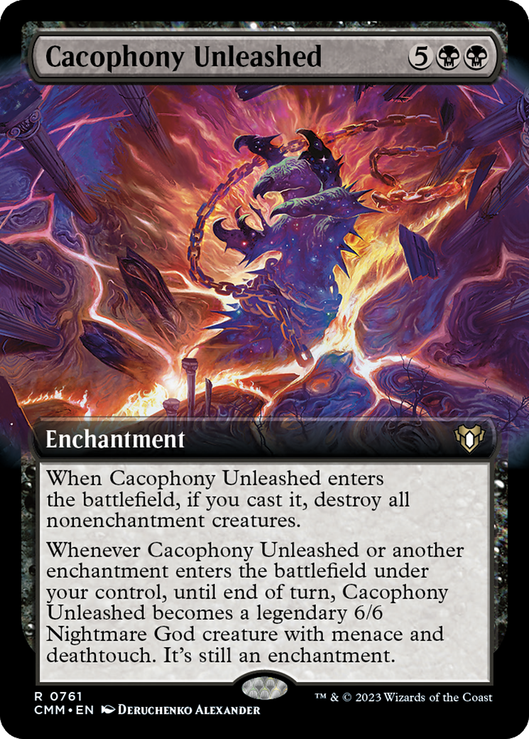 Cacophony Unleashed (Extended Art) [Commander Masters] | I Want That Stuff Brandon