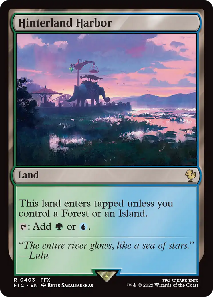 Hinterland Harbor [FINAL FANTASY Commander] | I Want That Stuff Brandon