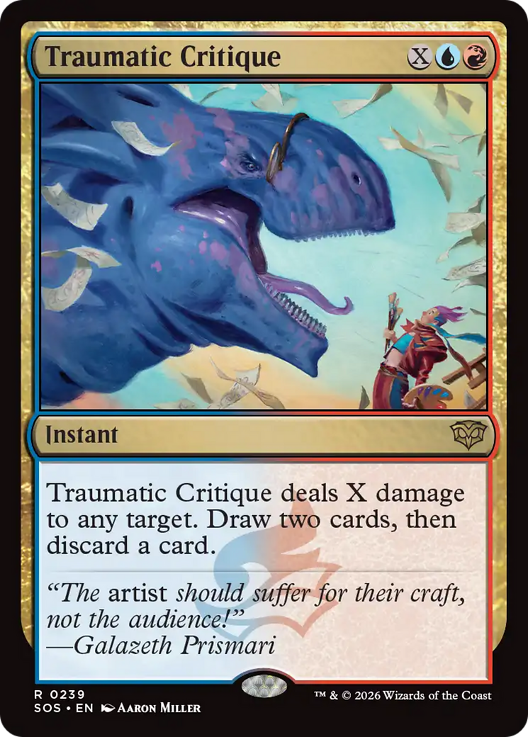 Traumatic Critique [Secrets of Strixhaven] | I Want That Stuff Brandon