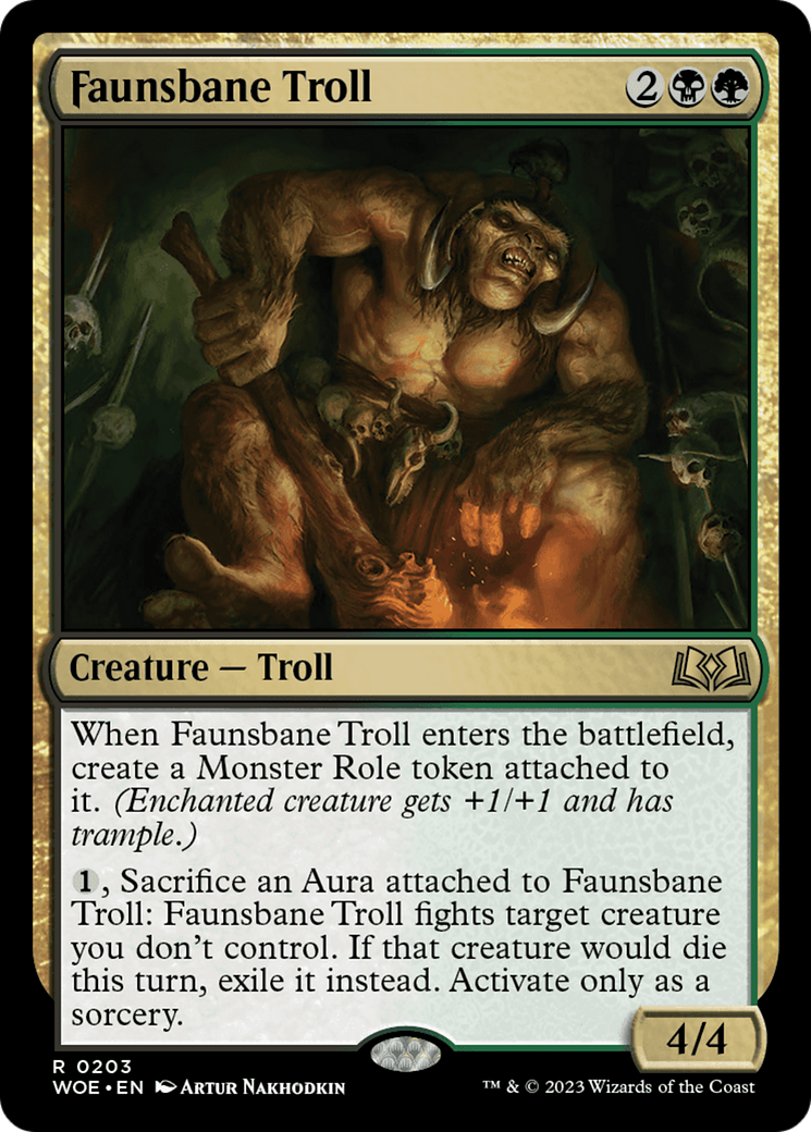 Faunsbane Troll [Wilds of Eldraine] | I Want That Stuff Brandon