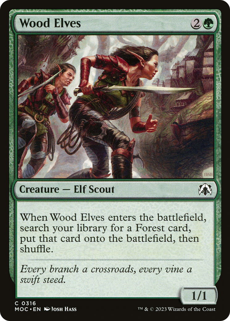 Wood Elves [March of the Machine Commander] | I Want That Stuff Brandon