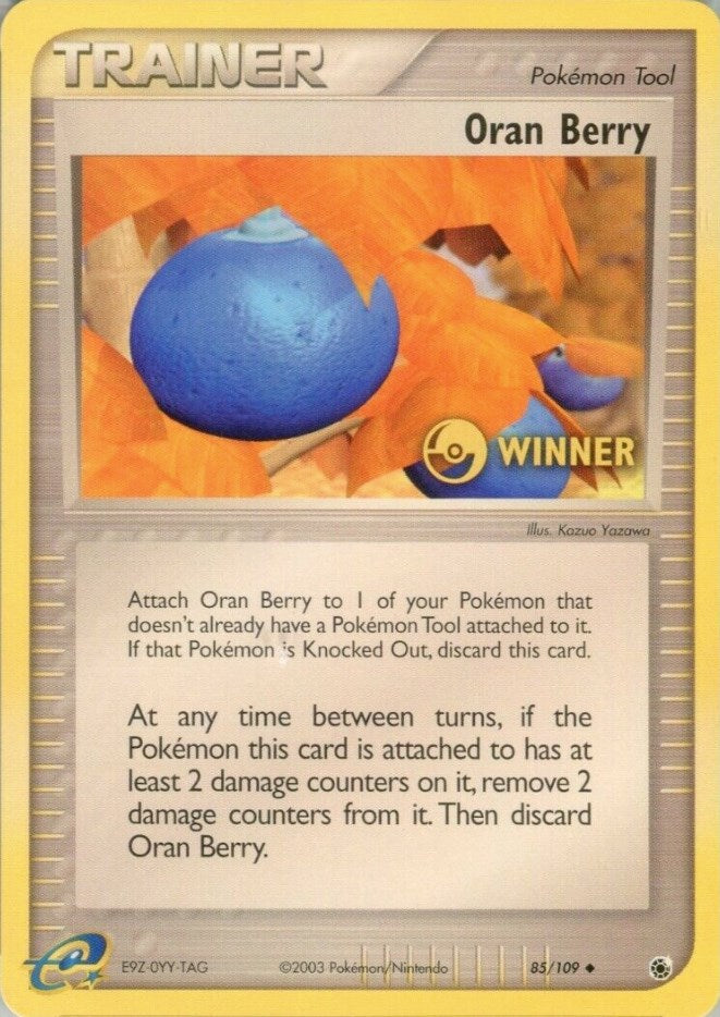 Oran Berry (85/109) (Winner) [EX: Ruby & Sapphire] | I Want That Stuff Brandon