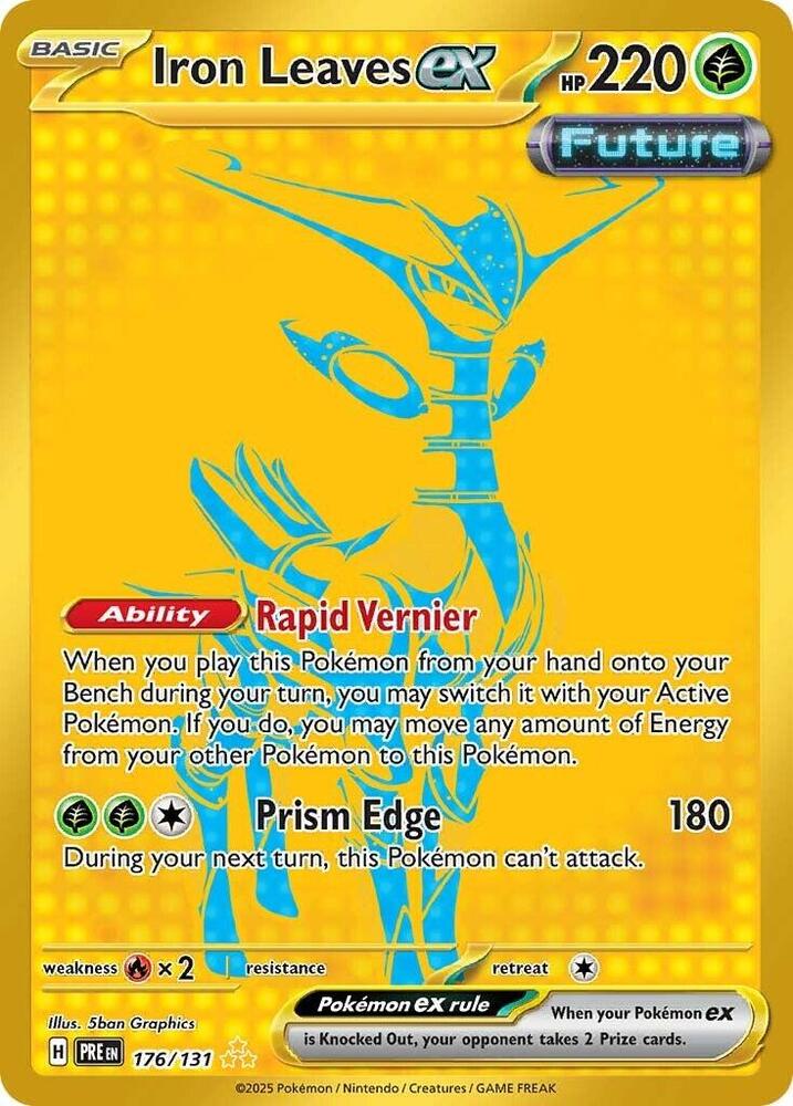 Iron Leaves ex (176/131) [Scarlet & Violet: Prismatic Evolutions] | I Want That Stuff Brandon