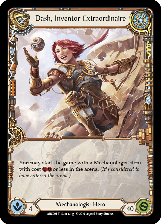 Dash // Dash, Inventor Extraordinaire [ARC002-T // ARC001-T] (Arcane Rising)  1st Edition Normal | I Want That Stuff Brandon