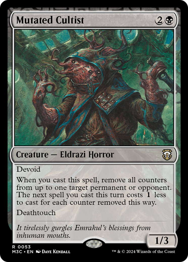 Mutated Cultist [Modern Horizons 3 Commander] | I Want That Stuff Brandon