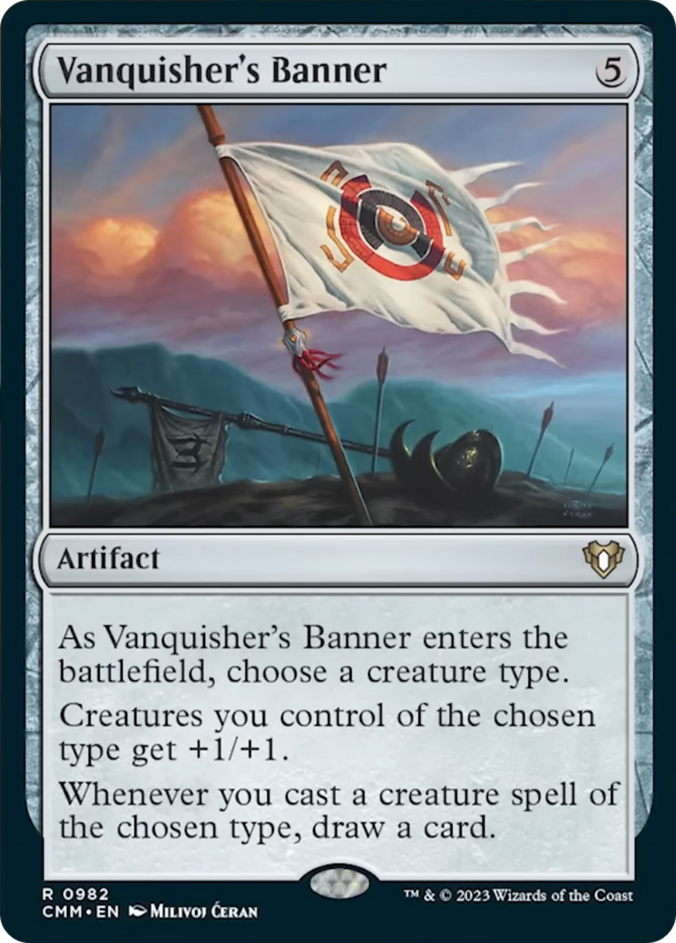 Vanquisher's Banner [Commander Masters] | I Want That Stuff Brandon