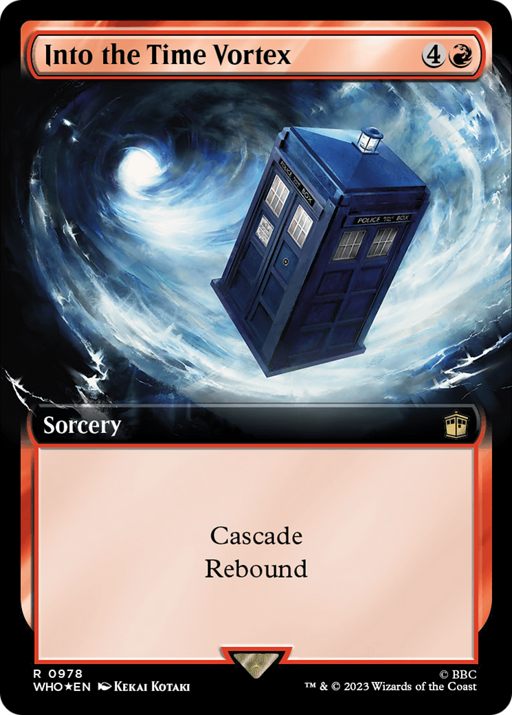 Into the Time Vortex (Extended Art) (Surge Foil) [Doctor Who] | I Want That Stuff Brandon