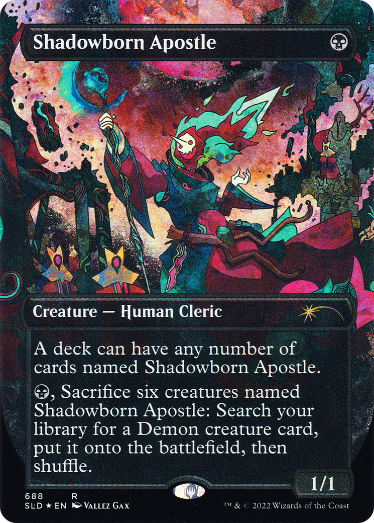 Shadowborn Apostle (688) (Borderless) [Secret Lair Drop Promos] | I Want That Stuff Brandon