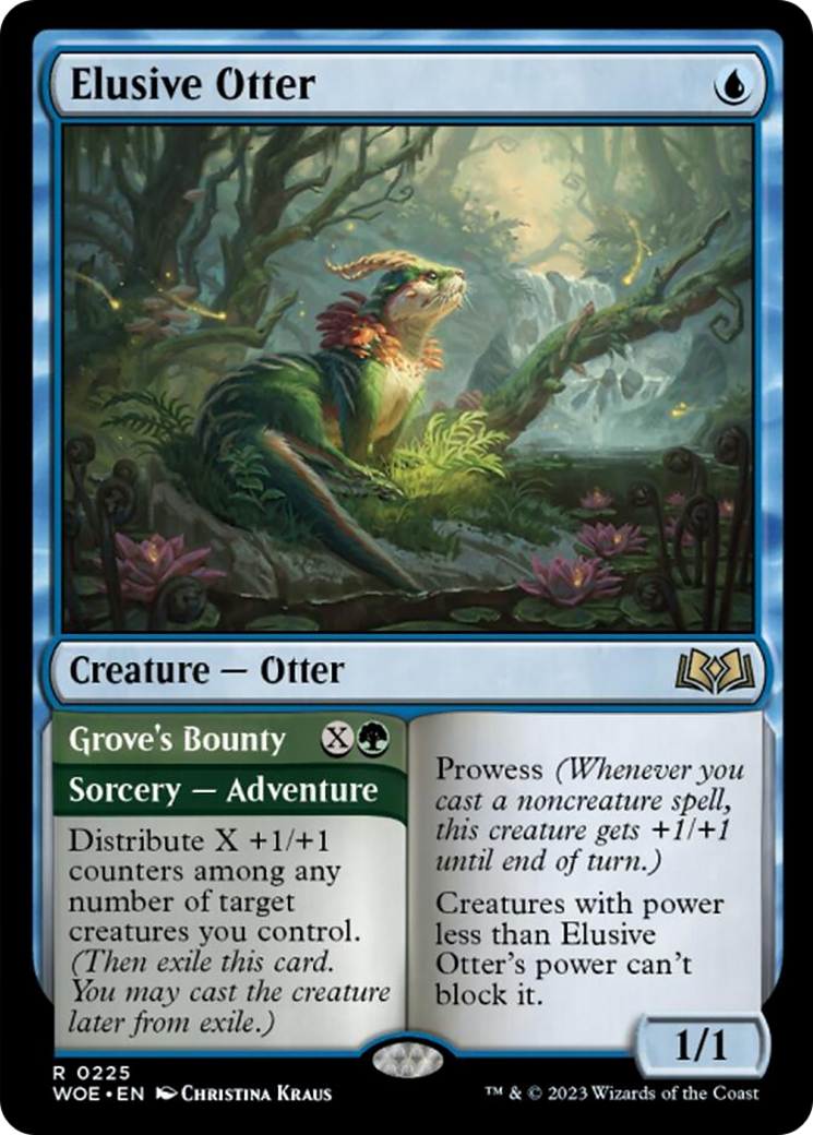 Elusive Otter // Grove's Bounty [Wilds of Eldraine] | I Want That Stuff Brandon