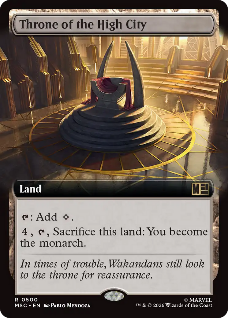 Throne of the High City (Extended Art) [Marvel Super Heroes Commander] | I Want That Stuff Brandon