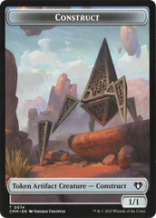 Thopter // Construct (0074) Double-Sided Token [Commander Masters Tokens] | I Want That Stuff Brandon