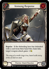 Ironsong Response (Yellow) [U-WTR133] (Welcome to Rathe Unlimited)  Unlimited Rainbow Foil | I Want That Stuff Brandon