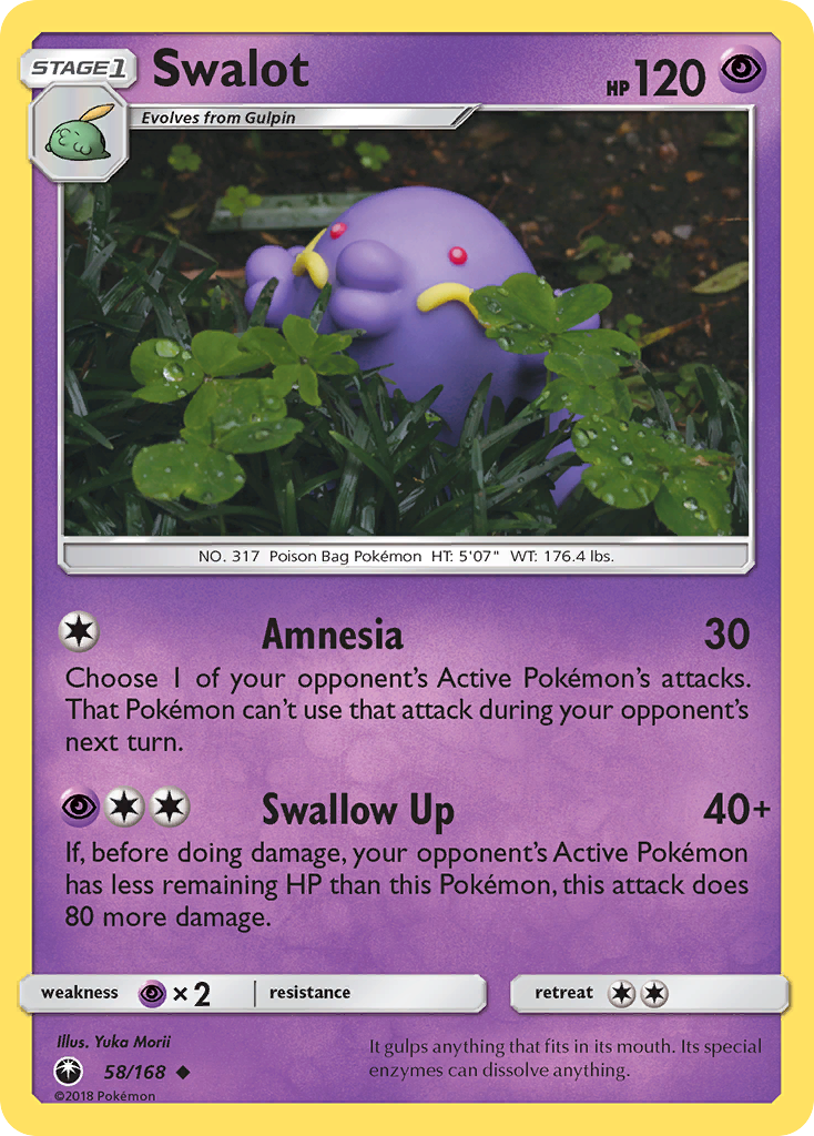 Swalot (58/168) [Sun & Moon: Celestial Storm] | I Want That Stuff Brandon