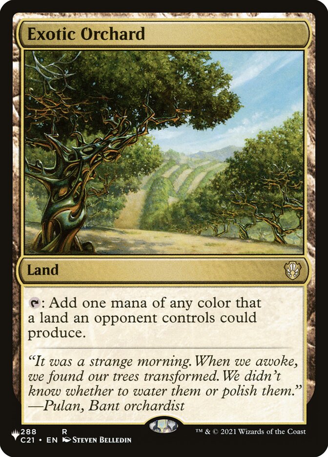 Exotic Orchard [Secret Lair: Heads I Win, Tails You Lose] | I Want That Stuff Brandon