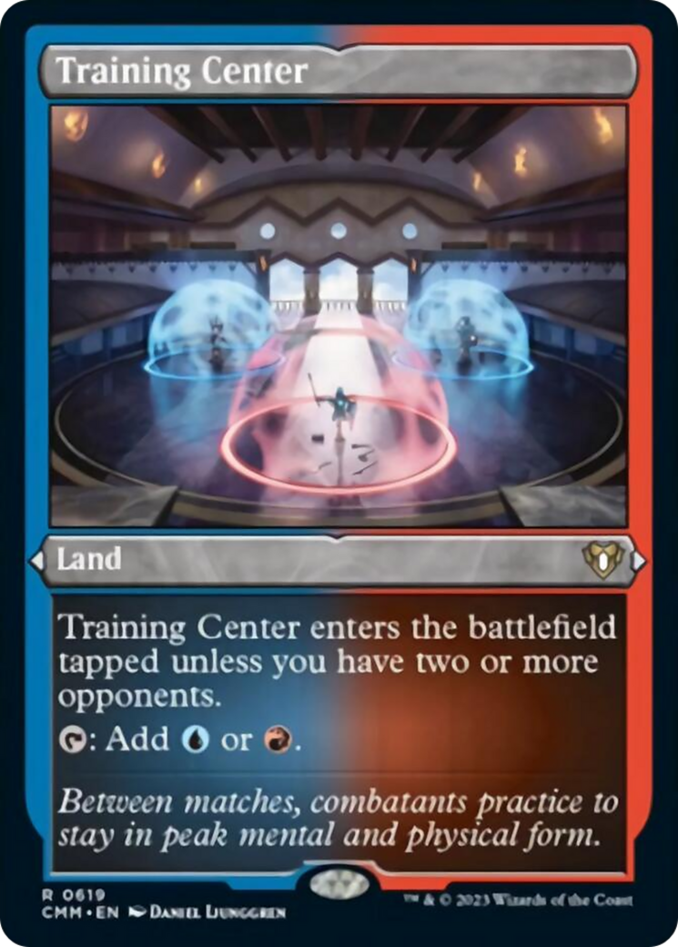 Training Center (Foil Etched) [Commander Masters] | I Want That Stuff Brandon