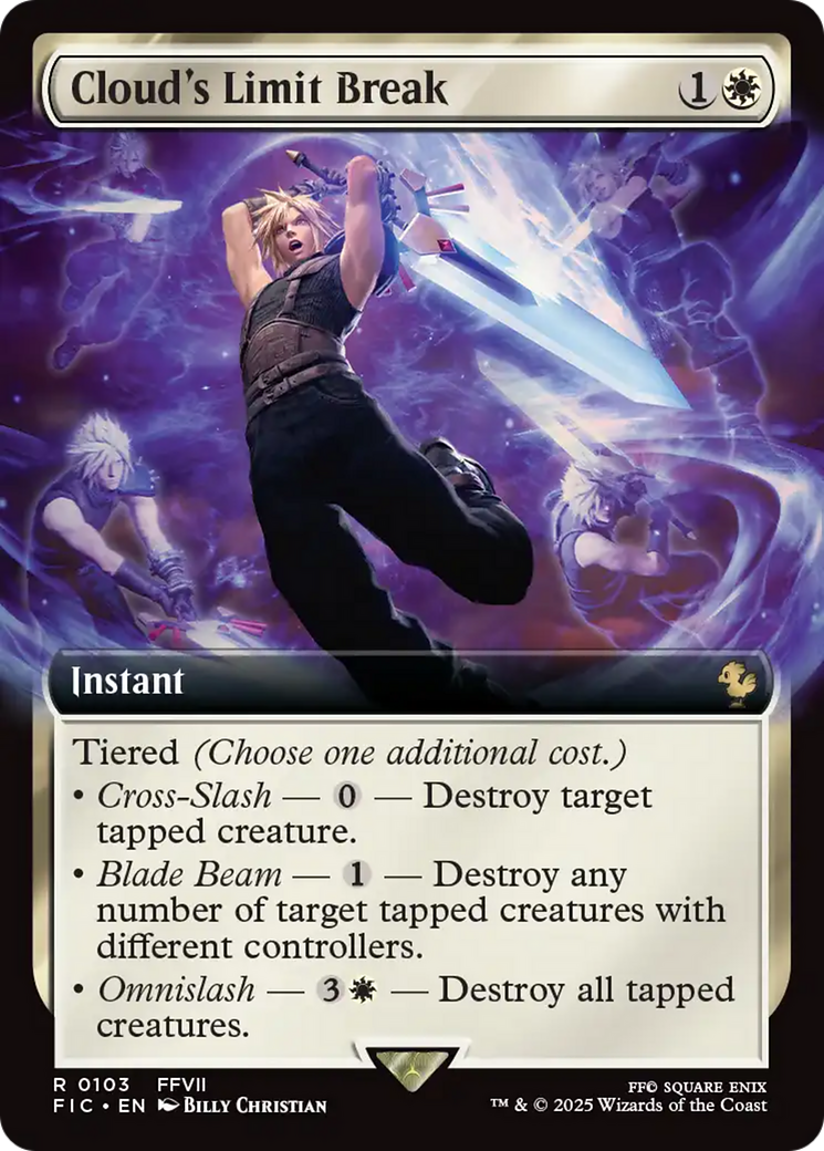 Cloud's Limit Break (Extended Art) [FINAL FANTASY Commander] | I Want That Stuff Brandon