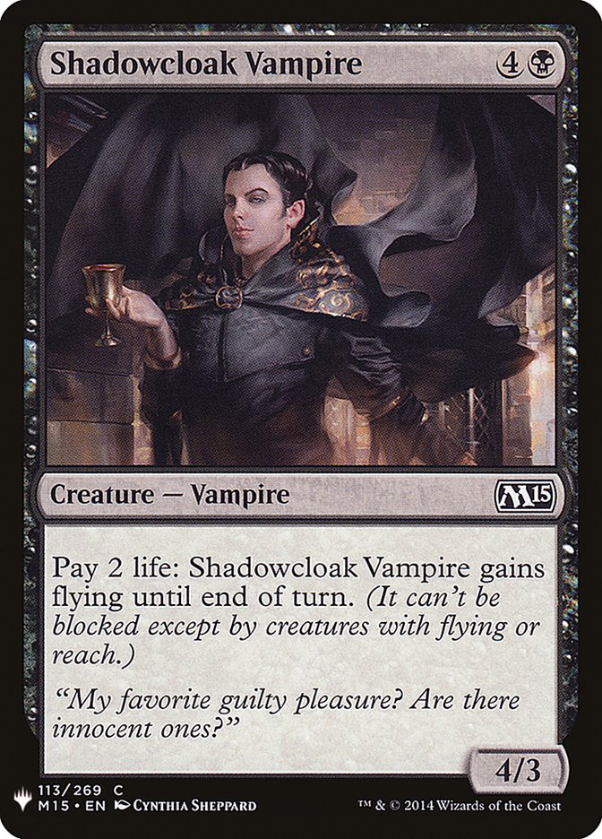 Shadowcloak Vampire [Mystery Booster] | I Want That Stuff Brandon